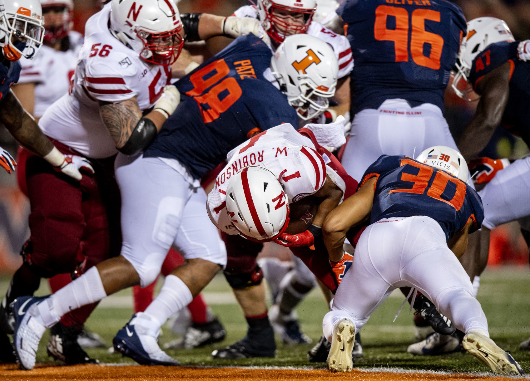 Nebraska vs. Illinois, 9.21
